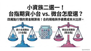 小資族二選一！台指期貨小台 vs. 微台怎麼選？合約規格與成本大比拼
