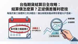【台指期結算日指南】台指期貨結算日是哪天？結算價與正逆價差獲利密技